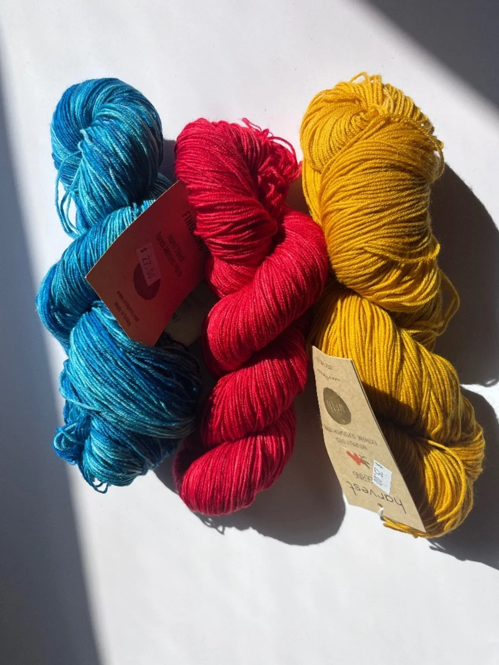 Lot of 3 URTH yarns